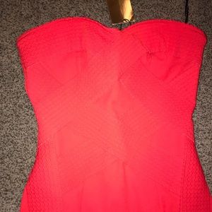H&M red bodycon dress